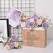 4 Packs Artificial Peonies – Silk Flowers for Table Centerpiece (Pinkish-Purple)